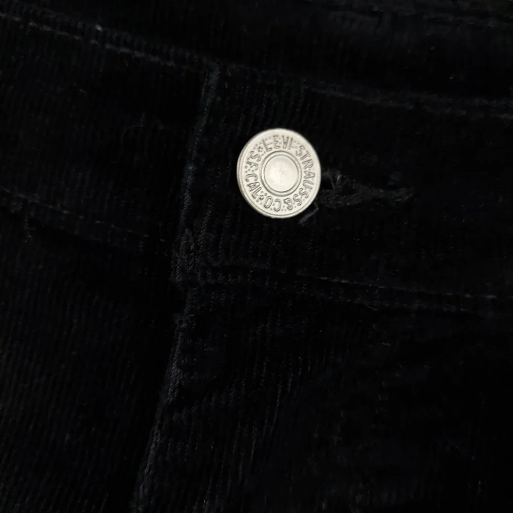 Levi's 511 Slim Fit Pants Mens 32x32 Black Corduroy 04511-1063